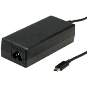 Roline USB-C strujni adapter, utor za 3-pinski kabel ("Mickey Mouse"), 65W